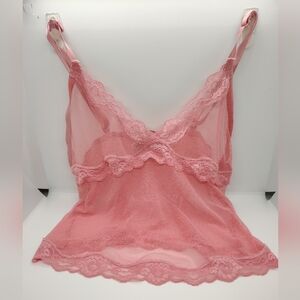 Donna L'Oren mesh lingerie camisole S
